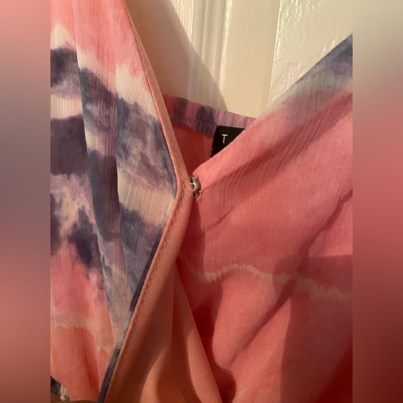 Trixxi women/junior tie dye spaghetti strap romper size M - Picture 3 of 8